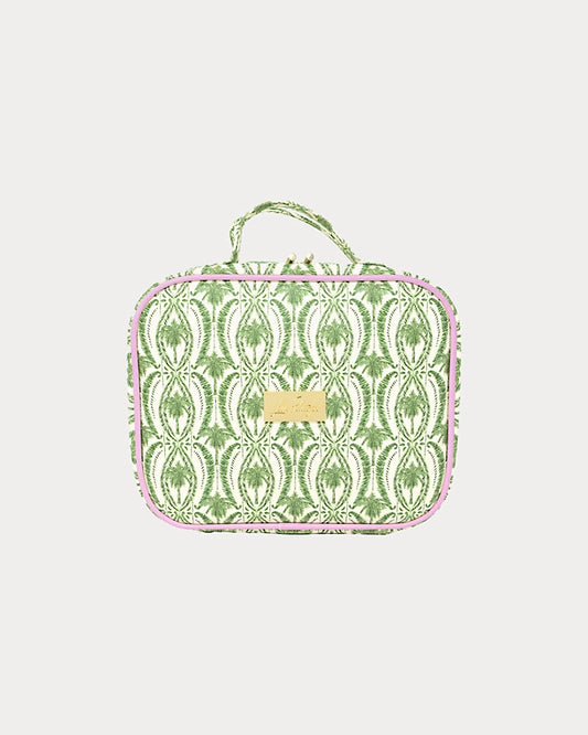 Toiletry Case-Palm Stripe