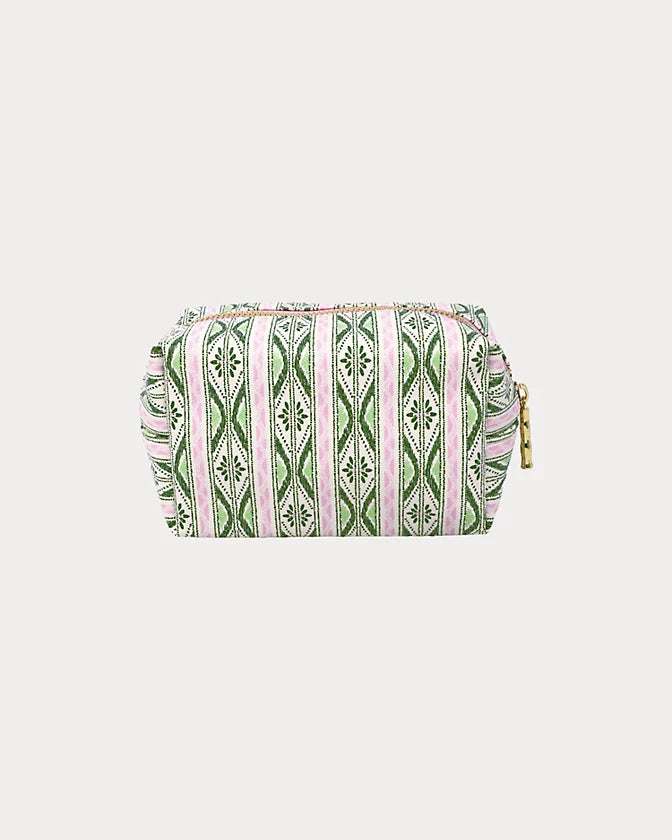Toiletry Case-Palm Stripe