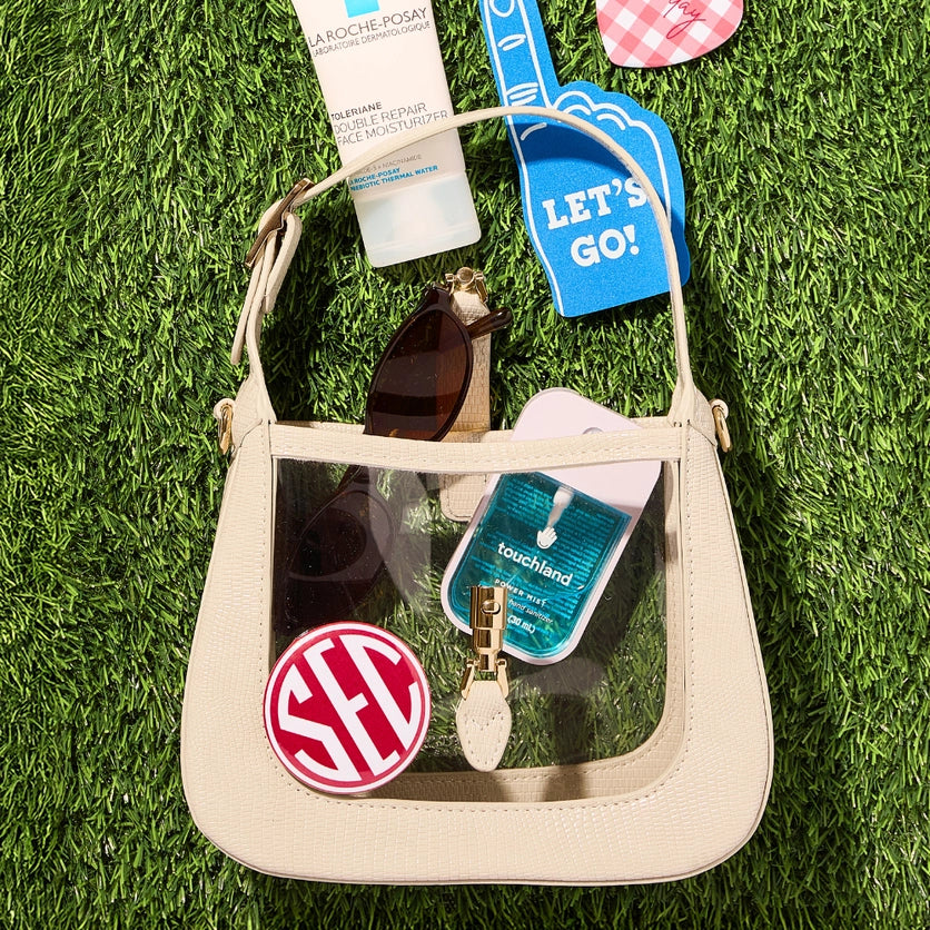 The Paige Ivory Stadium Bag
