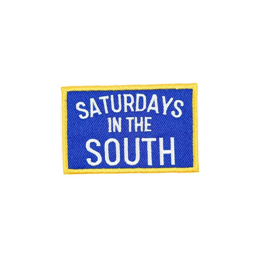 Saturdays in the South Embroidered Iron-On Patch Trucker Hat