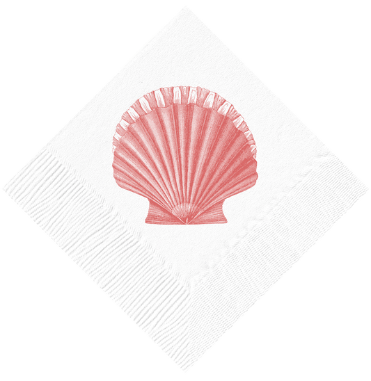 Scallop Cocktail Napkins