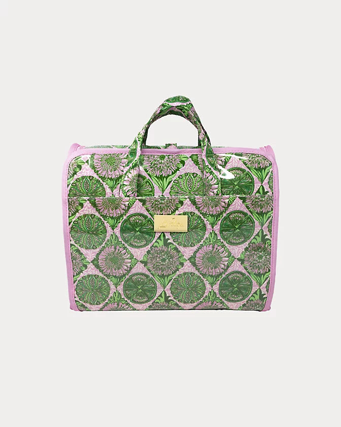 Hanging Toiletry Case-Tropical Tiles