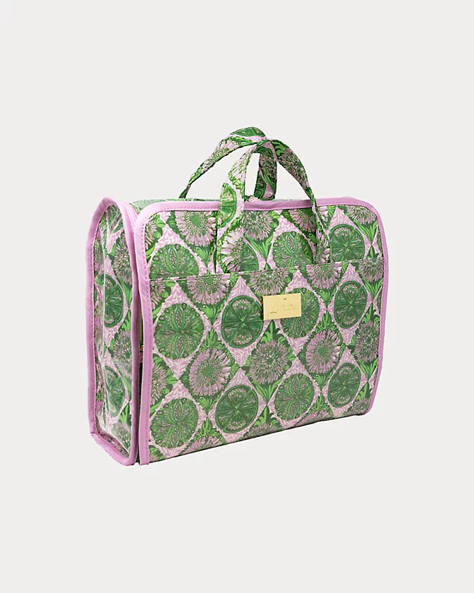 Hanging Toiletry Case-Tropical Tiles