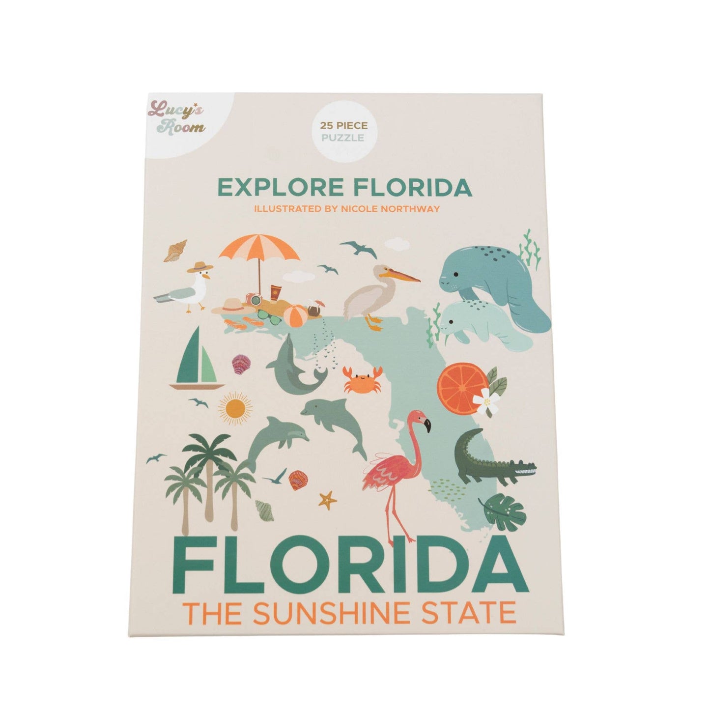 Lucy's Room Explore Florida Puzzle – Educational Kids Puzzle