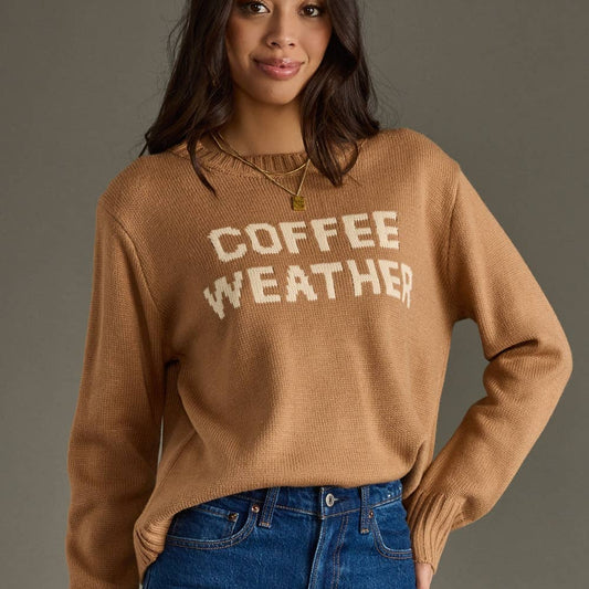 Lt. Brown Coffee Weather Sweater
