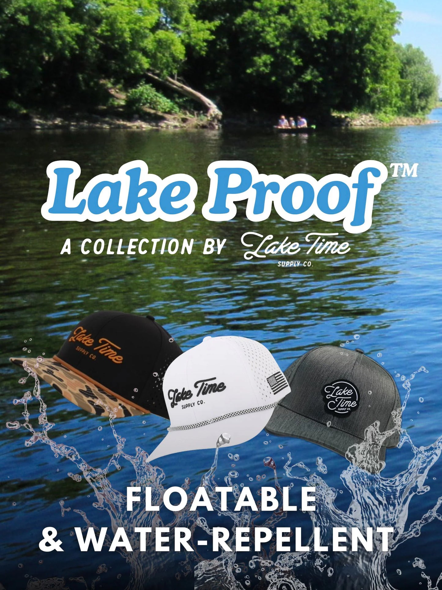 "TheRanger" | Lake Proof™ Water-Repellent Performance Snap Back
