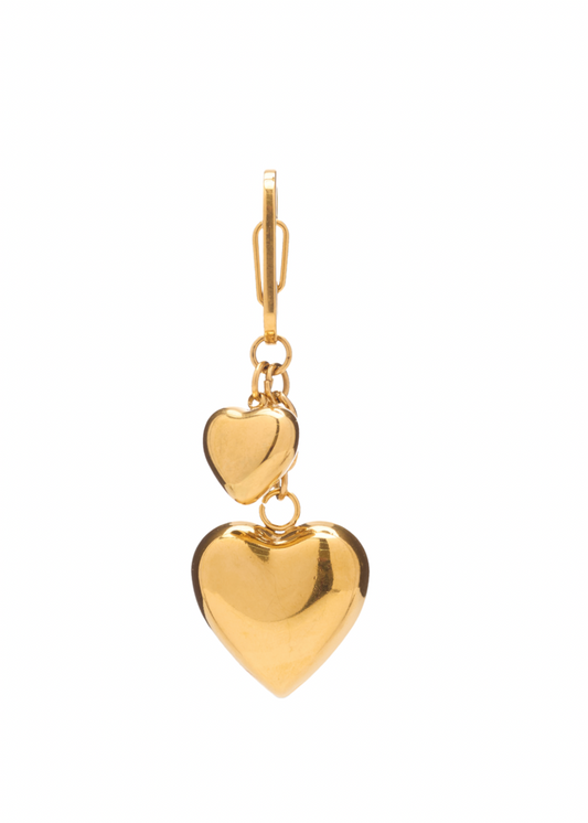 Puffy Heart Bag Charm