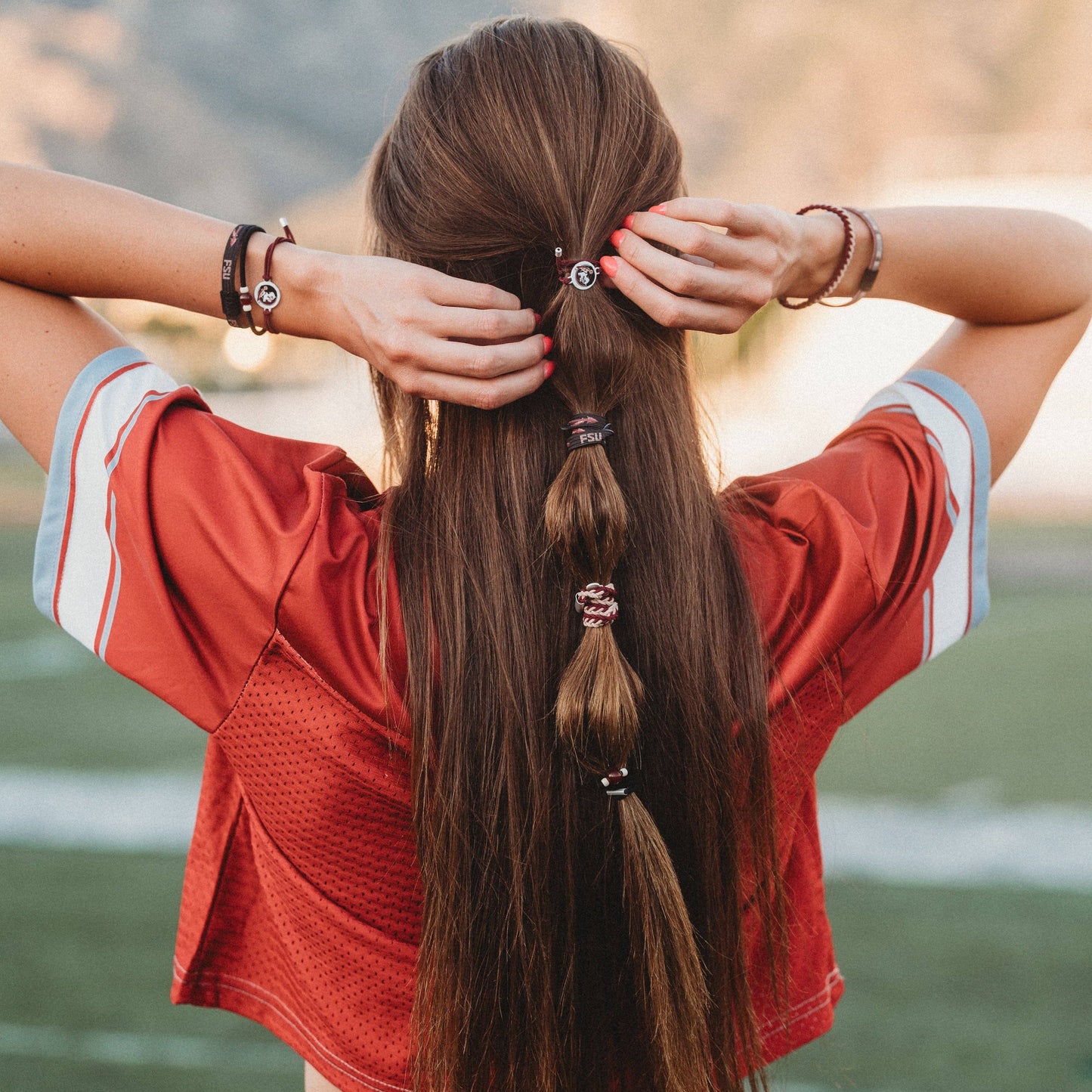 Florida State University Game Day Hair Tie Bracelets: Small