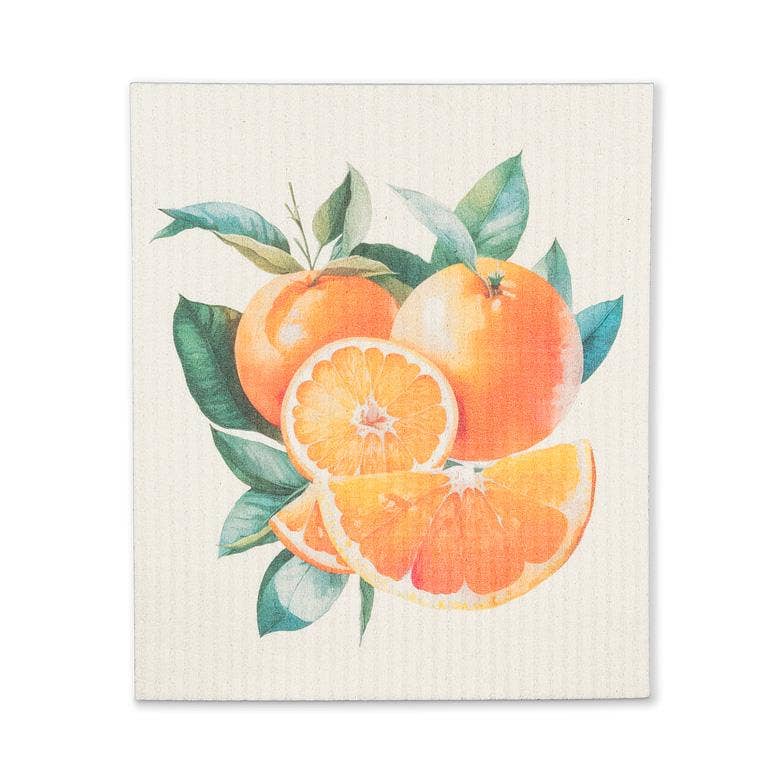 Orange Dishcloth