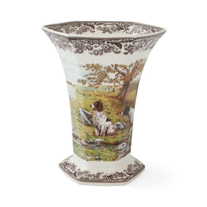 Woodland 10.5" Hexagonal Vase