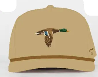 Flying Duck Embroidered Hat