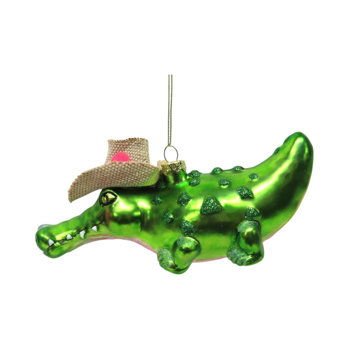 Gator w/Hat Ornament
