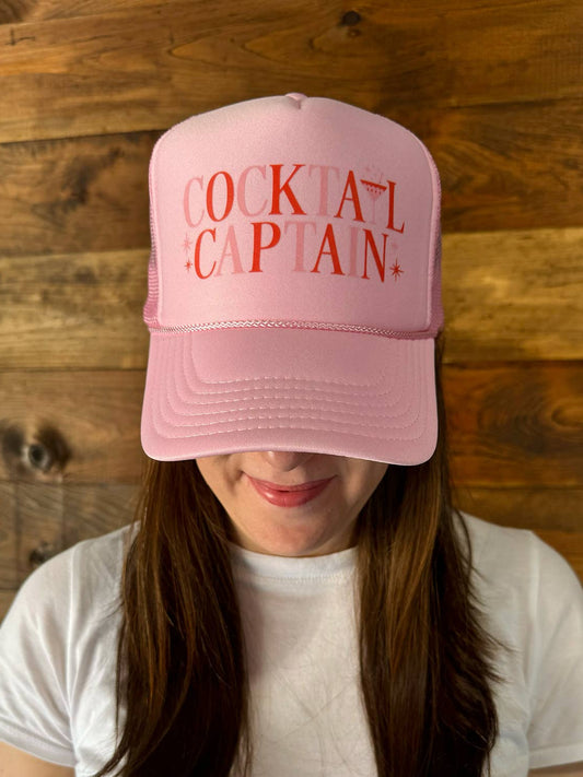Cocktail Captain Trucker Hat