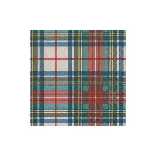 Dress Stewart Tartan Napkin Cocktail