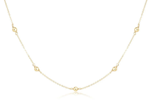 17” Choker Simplicity Chain Gold - Classic 4MM Gold