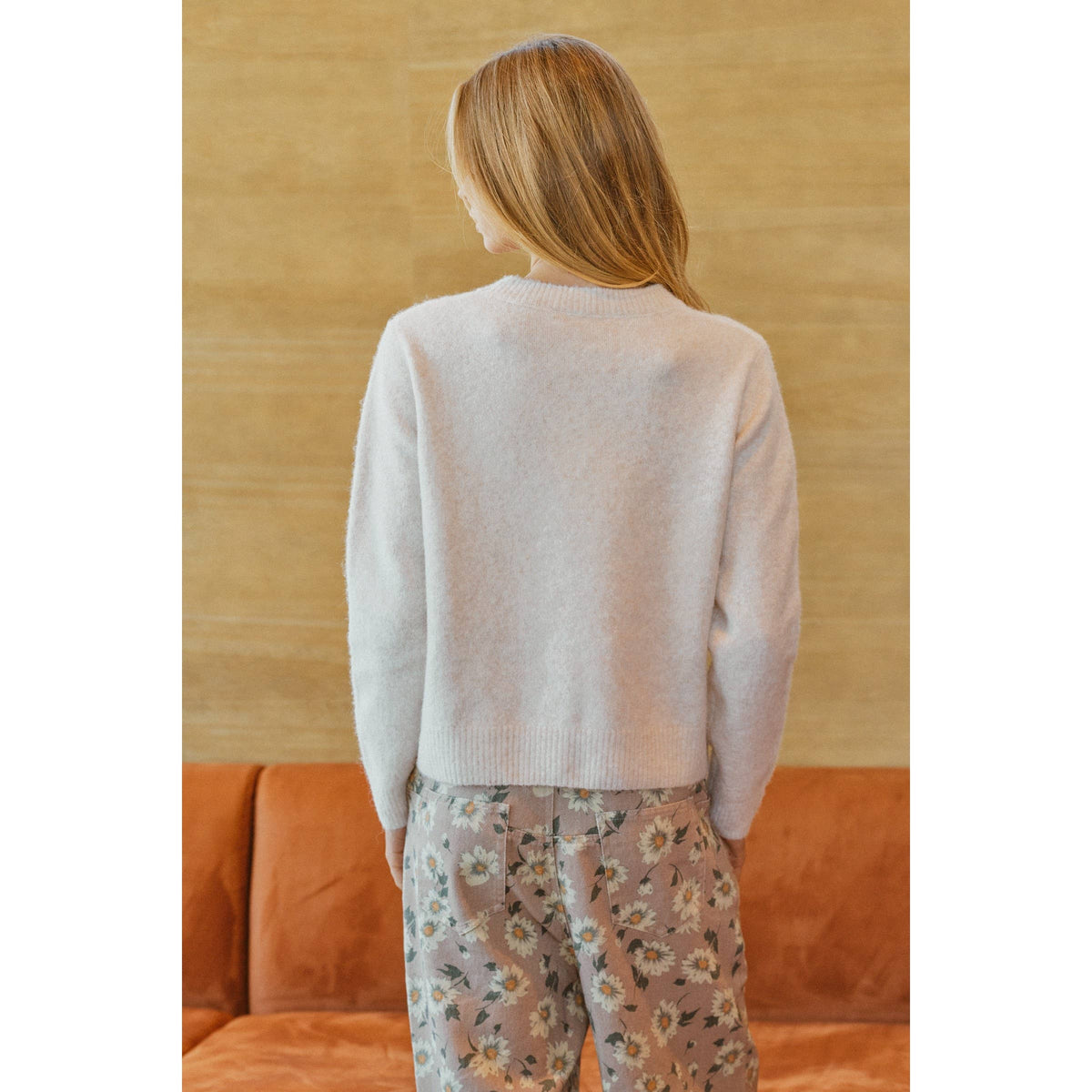 Elegance Embroidered Bouquet Sweater