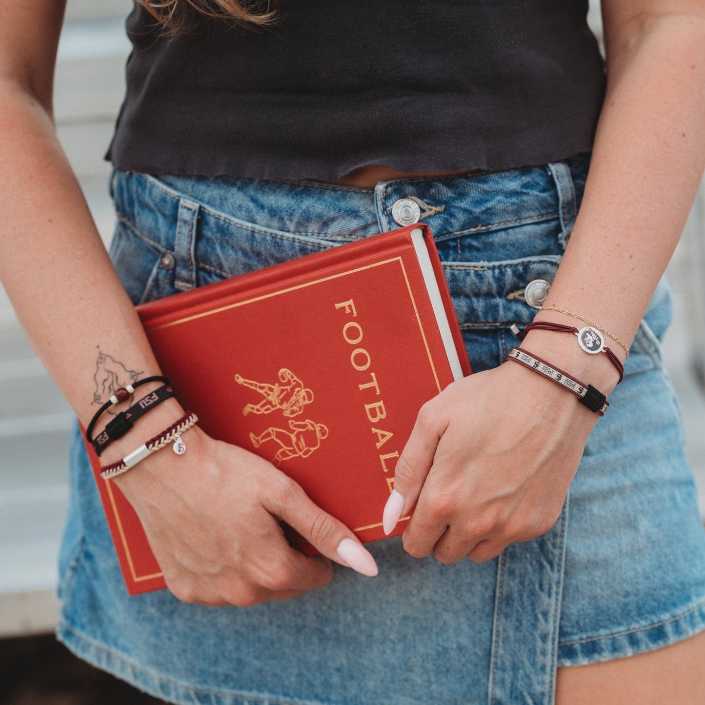 Florida State University Game Day Hair Tie Bracelets: Small