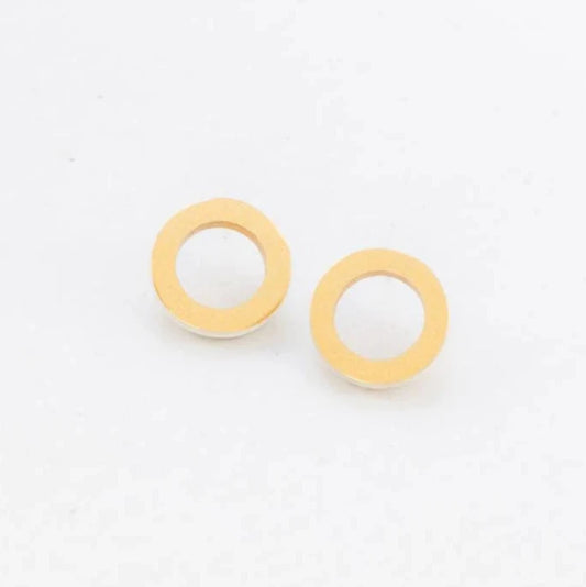 Gold Ring Studs