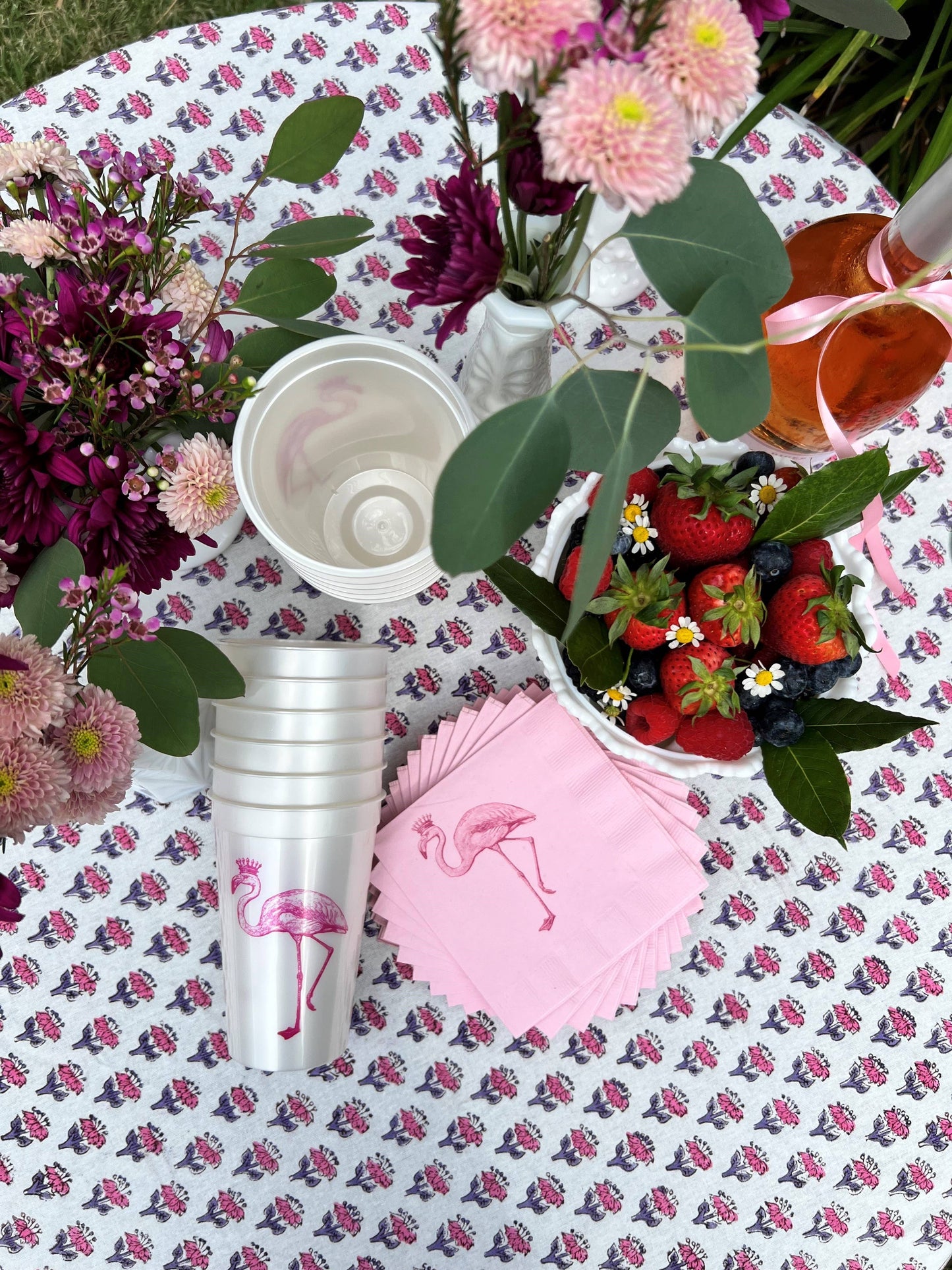 Royal Flamingo Napkins - PINK