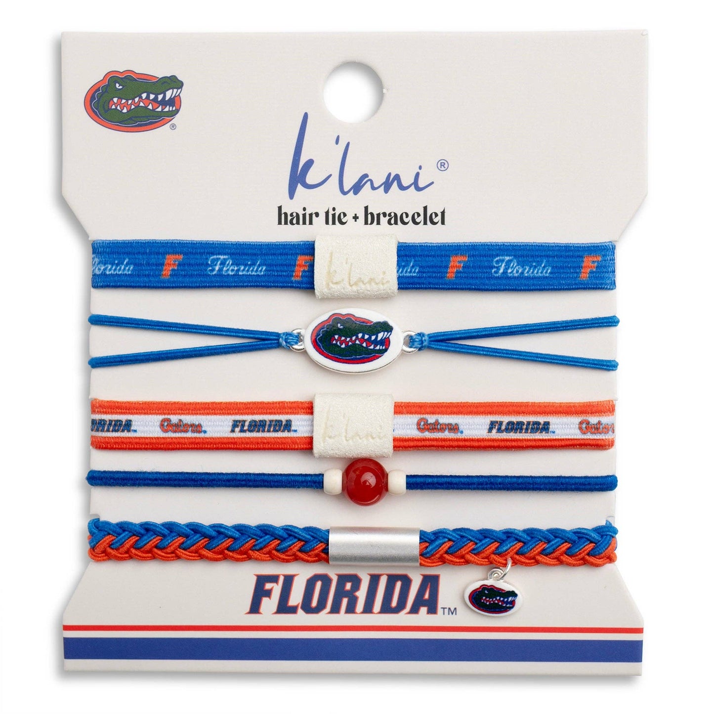 University of Florida Game Day Hair Tie Bracelets: Small