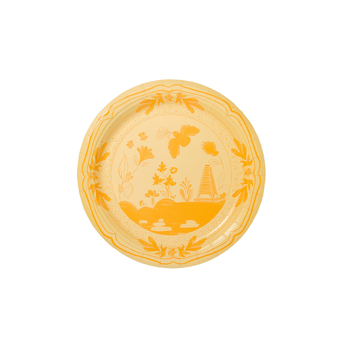 Beachside Pavilion Salad and Dessert Plates - 8 pack: Butter & Golden