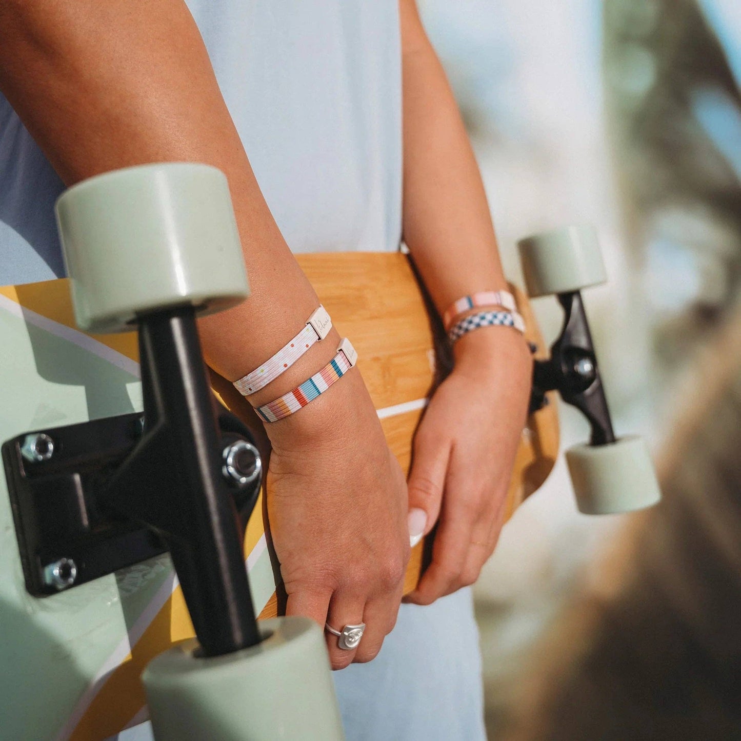 "Passion" Colorful Patterned Tie Bracelets