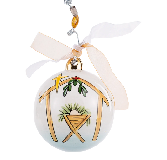 Peace on Earth Nativity Ornament