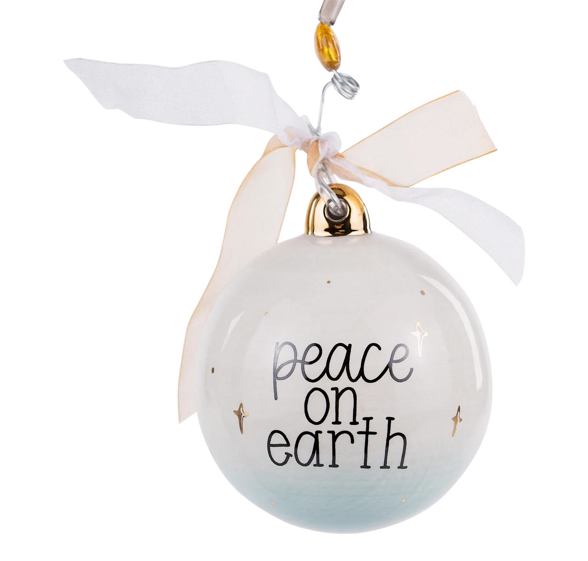 Peace on Earth Nativity Ornament