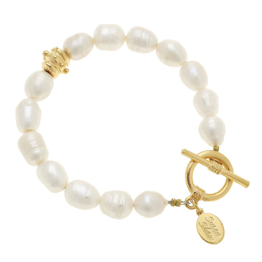 Pearl Toggle Bracelet