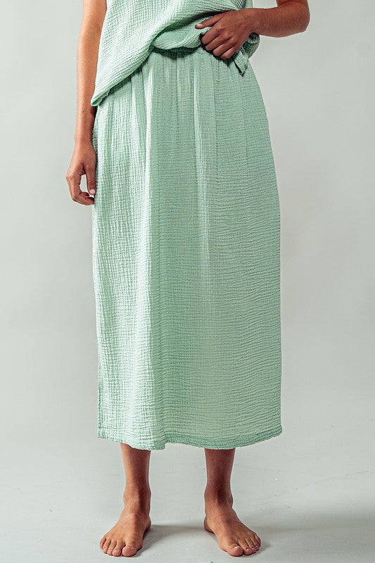 Tranquility Skirt Pistachio