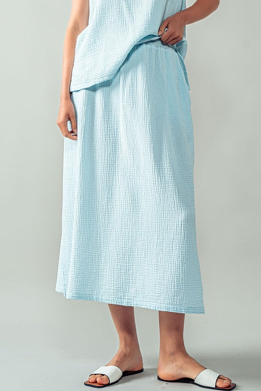 Tranquility Skirt Blue Sage