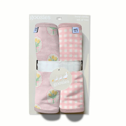 Burp Cloth Set - Fancy Tulips
