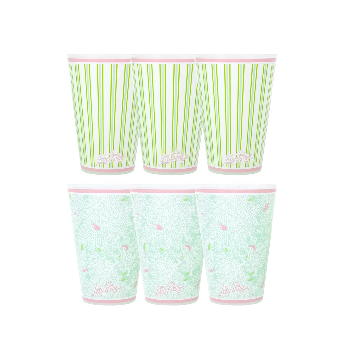 Lilly Pulitzer Ceramic Salad Plates - Set of 4