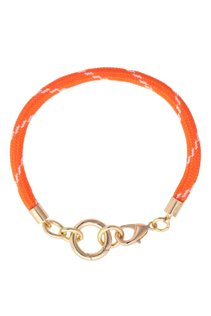 Goldie Paracord Charm Bracelet