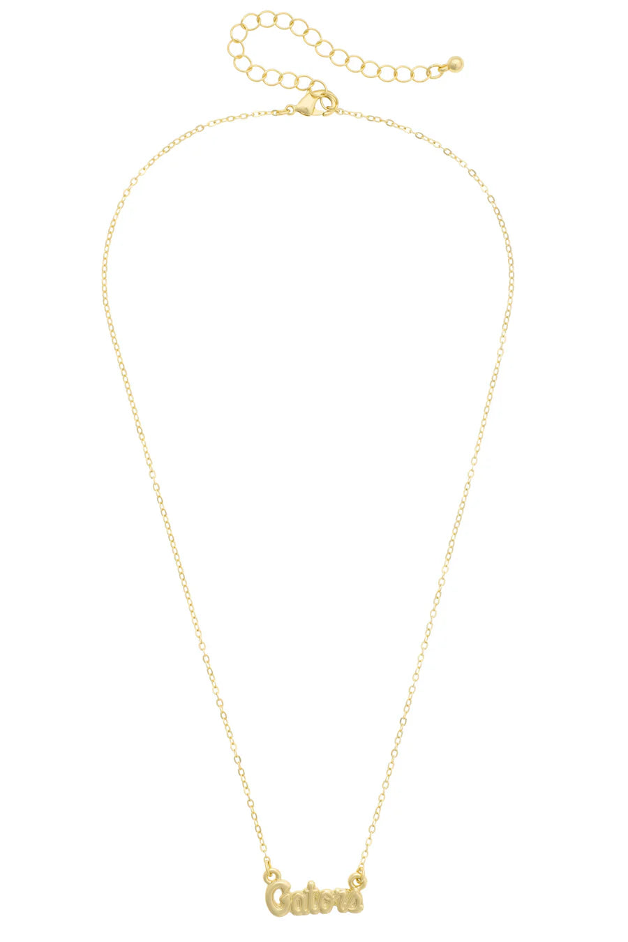 Florida Gators 24K Stamped Logo Necklace