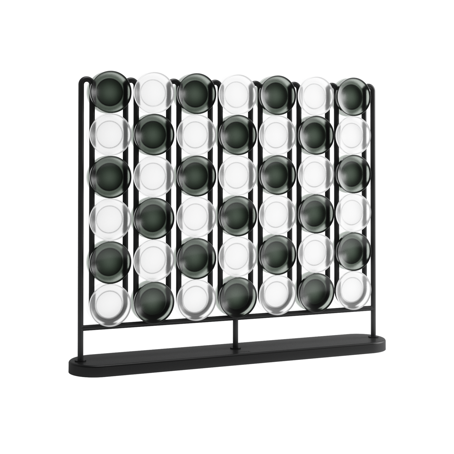Connect 4 Game Stax 4 in a Row Home Decor Display: Brass