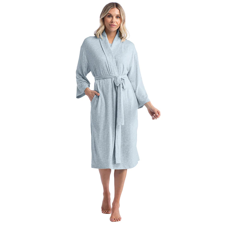 Dream Shawl Collar Robe- Surf