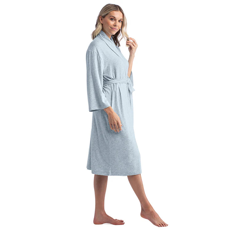 Dream Shawl Collar Robe- Surf