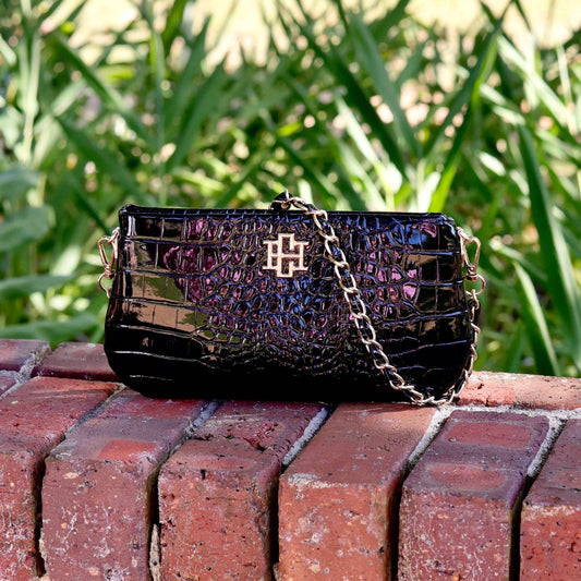 Livi Crossbody Black Patent EC