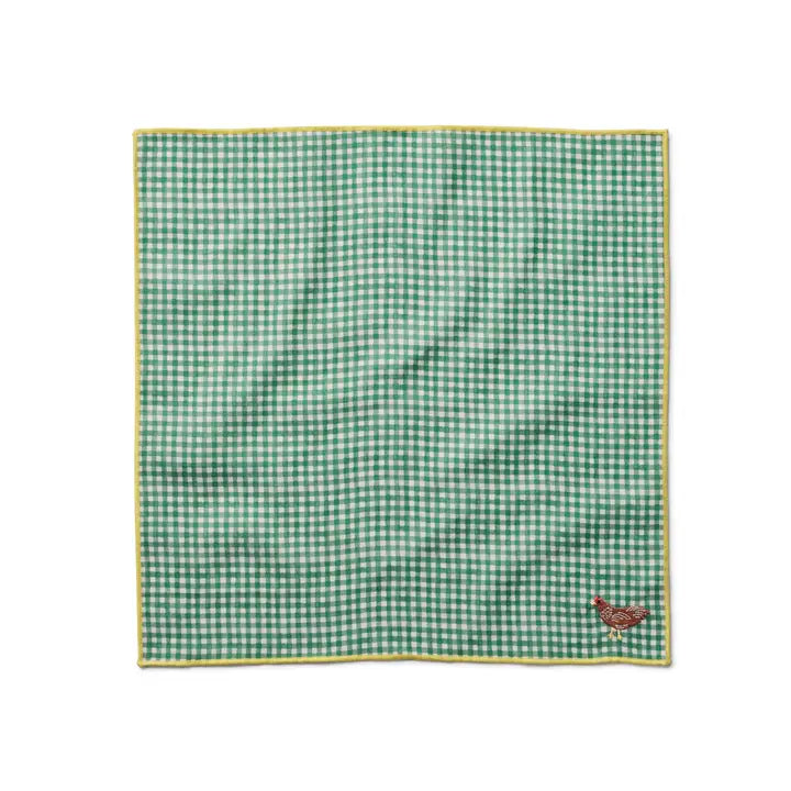 Home Sweet Home Embroidered Cotton Napkin Set of 4