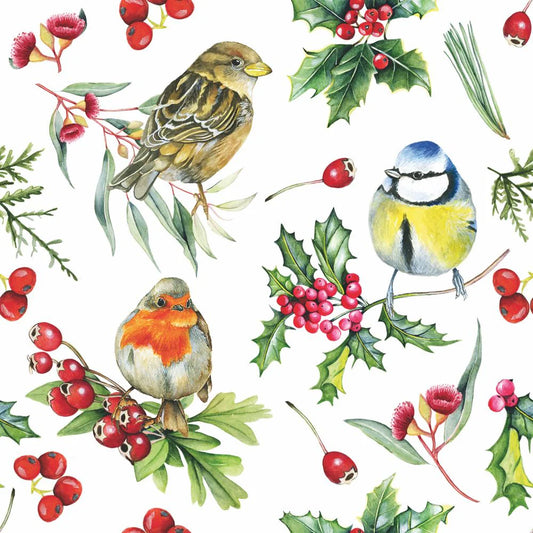 Birds in Winter Lunch Napkins
