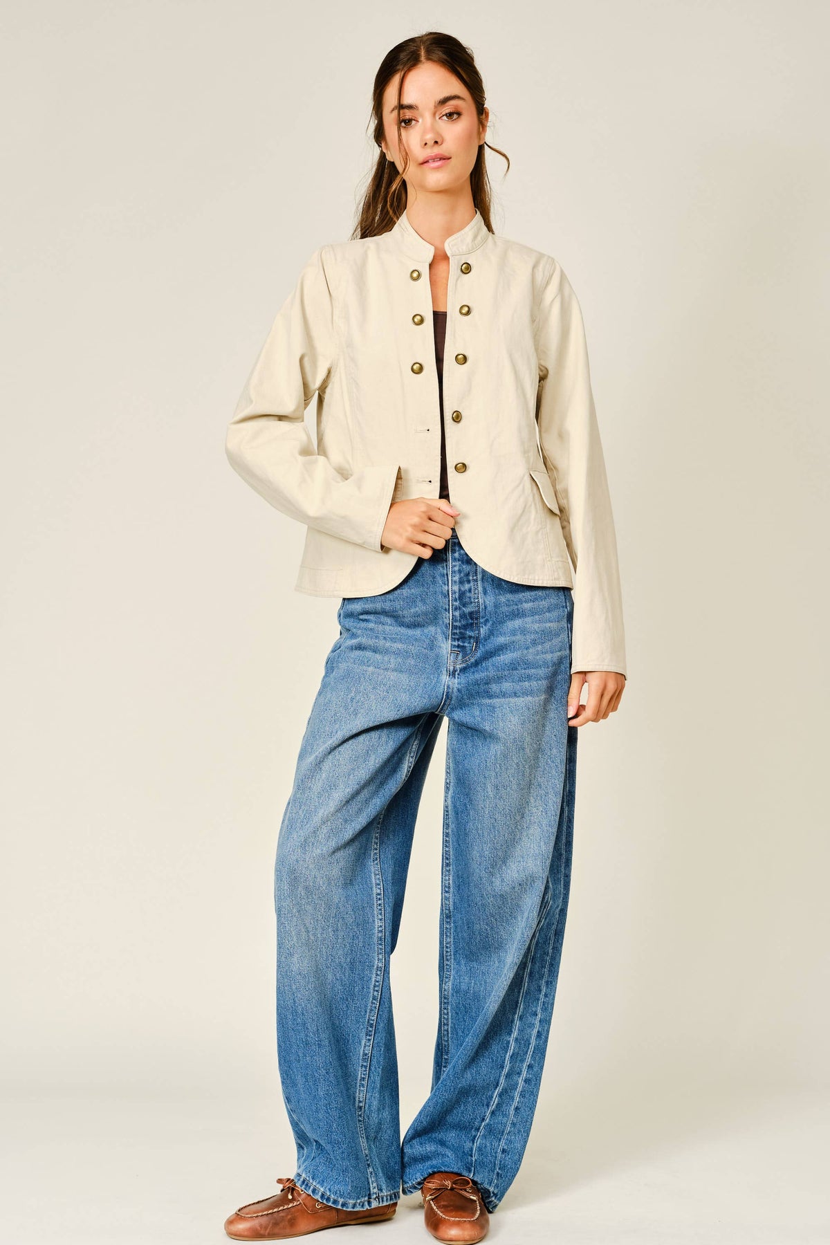 Fitted Button Up Jacket