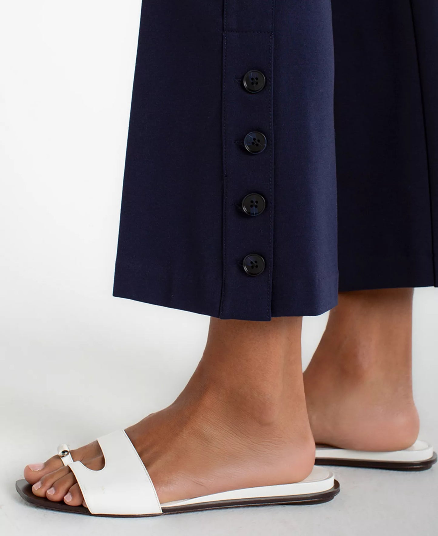 Stella Kick Flare With Welt Pockets Cadet Blue