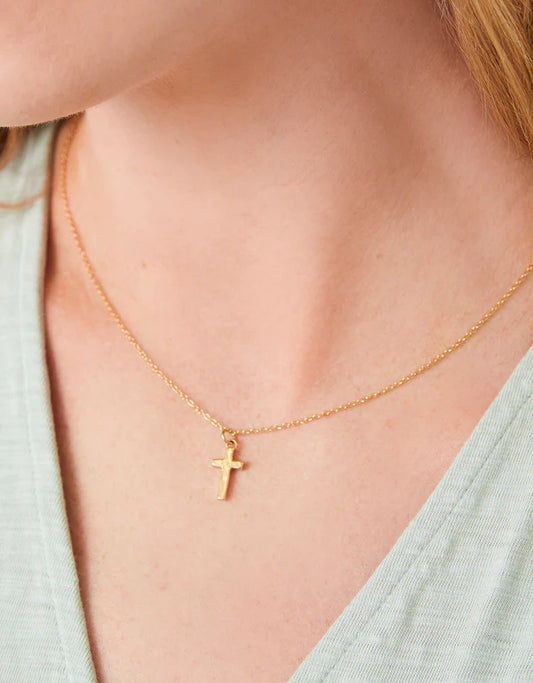 Cross Necklace - 17"