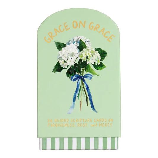 Faith Collection Guided Cards W/Stand Grace Upon Grace
