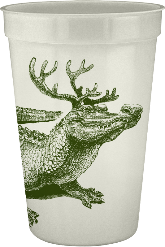 Christmas Gator 16oz Pearlized Cups Set