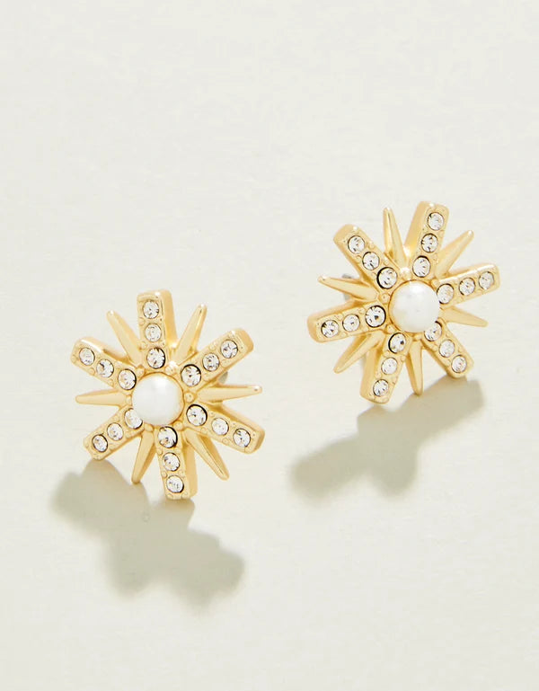 Starry Night Stud Earrings Crystal