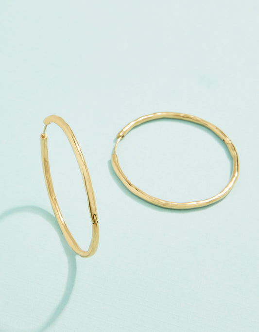 Moonglade Hoop Earrings 40mm Gold