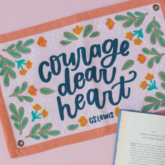 Courage Dear Heart Tapestry