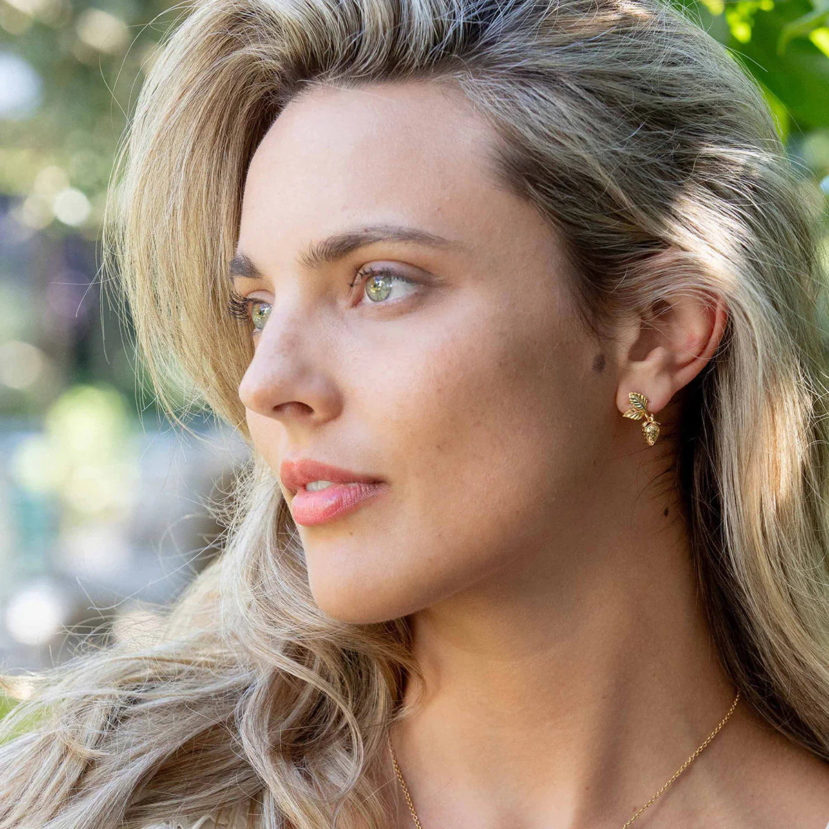 Meadow Walk Drop Earrings - Gold